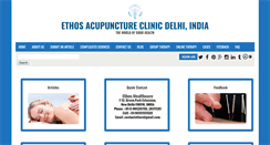Desktop Screenshot of ethosacupunctureclinic.com