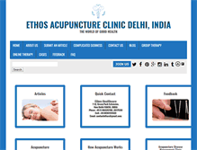 Tablet Screenshot of ethosacupunctureclinic.com